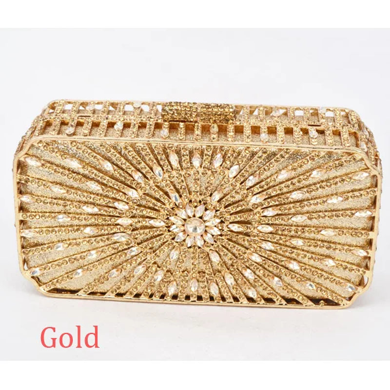 Box Bling Bags Party Purse Bags Women Luxury Crystal Evening Bags Female Pochette Ladies Wedding Clutch Bags SC129